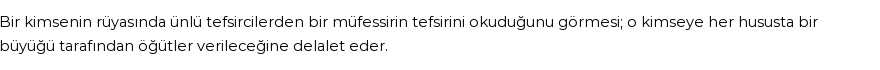 Diyanet'e Göre Rüyada Tefsir Görmek