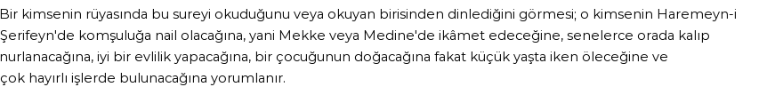 Diyanet'e Göre Rüyada Tur Suresi Görmek