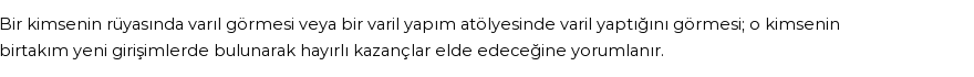 Diyanet'e Göre Rüyada Varil Görmek