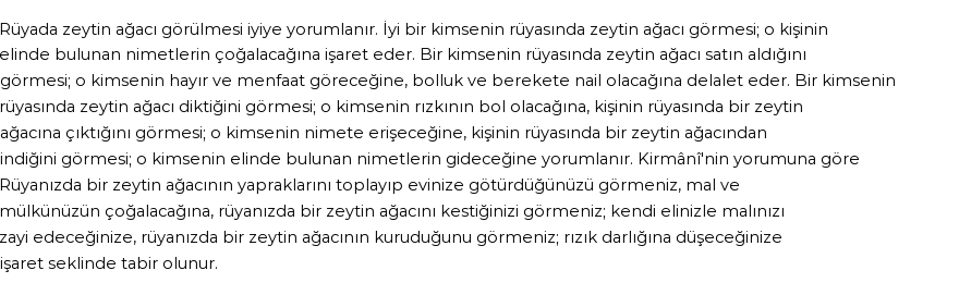 Diyanet'e Göre Rüyada Zeytin Ağacı Görmek