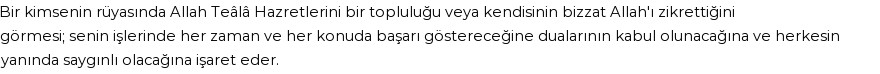 Diyanet'e Göre Rüyada Zikir Görmek