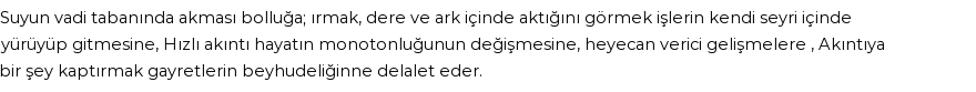 İhya'ya Göre Rüyada Akmak Görmek