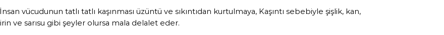 İhya'ya Göre Rüyada Alerji Görmek