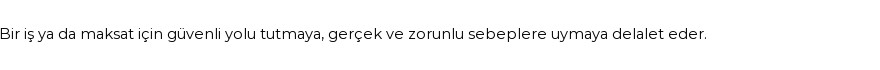 İhya'ya Göre Rüyada Altgeçit Görmek