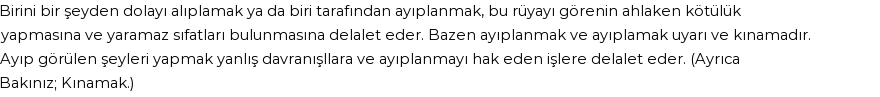 İhya'ya Göre Rüyada Ayıplamak Görmek