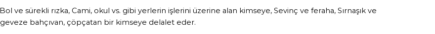 İhya'ya Göre Rüyada Bahçıvan Görmek