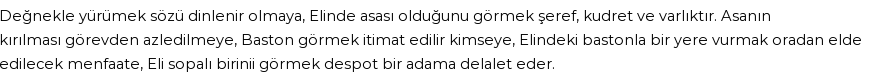 İhya'ya Göre Rüyada Baston Görmek