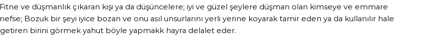 İhya'ya Göre Rüyada Bozguncu Görmek