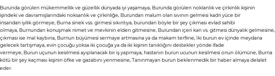 İhya'ya Göre Rüyada Burun Görmek