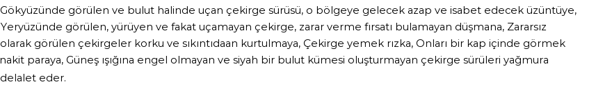 İhya'ya Göre Rüyada Çekirge Görmek