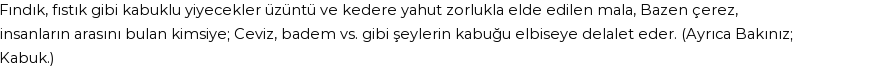 İhya'ya Göre Rüyada Çerez Görmek