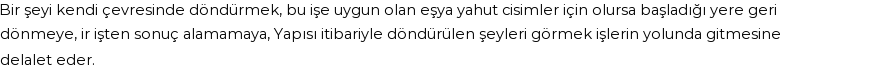 İhya'ya Göre Rüyada Çevirmek Görmek