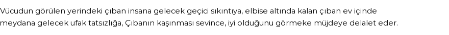 İhya'ya Göre Rüyada Çıban Görmek
