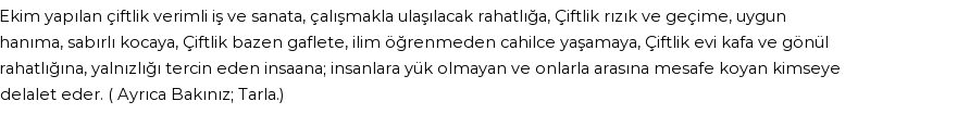 İhya'ya Göre Rüyada Çiftlik Görmek