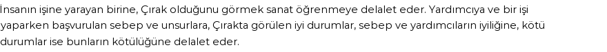 İhya'ya Göre Rüyada Çırak Görmek