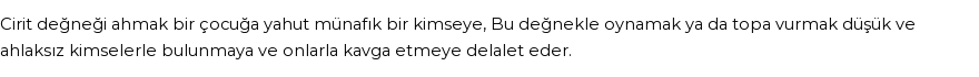 İhya'ya Göre Rüyada Cirit Görmek