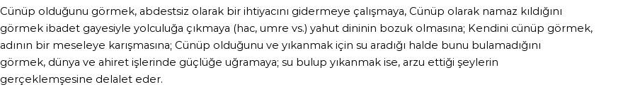 İhya'ya Göre Rüyada Cünüplük Görmek