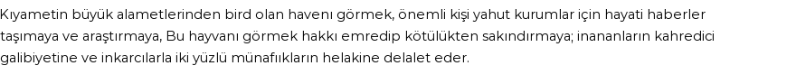 İhya'ya Göre Rüyada Dabbetülarz Görmek