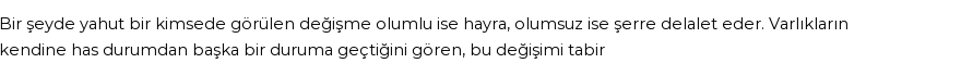 İhya'ya Göre Rüyada Değişme Görmek