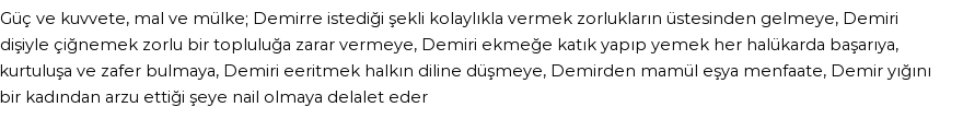 İhya'ya Göre Rüyada Demir Görmek