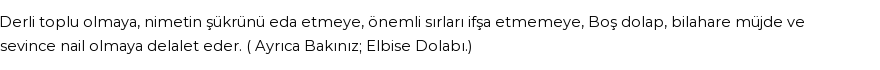 İhya'ya Göre Rüyada Dolap Görmek