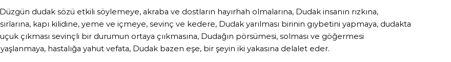 İhya'ya Göre Rüyada Dudak Görmek