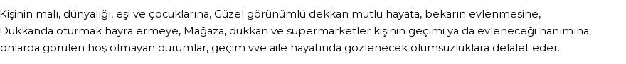 İhya'ya Göre Rüyada Dükkan Görmek