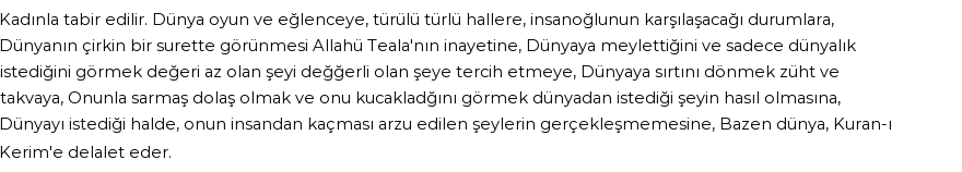 İhya'ya Göre Rüyada Dünya Görmek