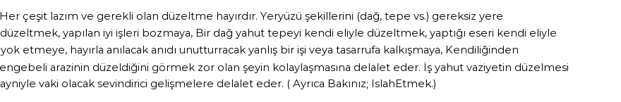 İhya'ya Göre Rüyada Düzelmek Görmek