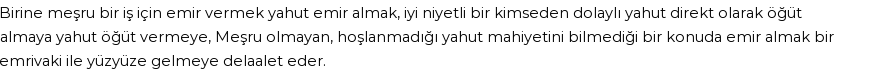 İhya'ya Göre Rüyada Emir Almak Vermek Görmek