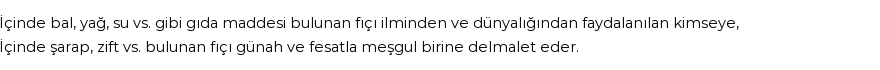 İhya'ya Göre Rüyada Fıçı Görmek