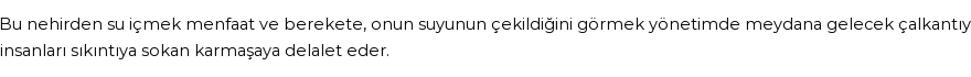 İhya'ya Göre Rüyada Fırat Nehri Görmek