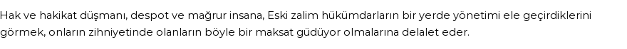 İhya'ya Göre Rüyada Firavun Görmek