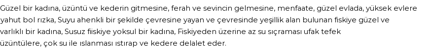 İhya'ya Göre Rüyada Fıskiye Görmek