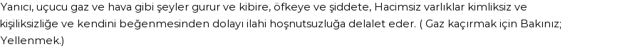 İhya'ya Göre Rüyada Gaz Görmek