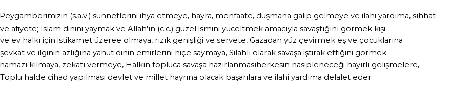 İhya'ya Göre Rüyada Gaza Ve Cihad Görmek