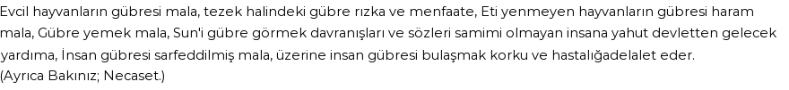 İhya'ya Göre Rüyada Gübre Görmek