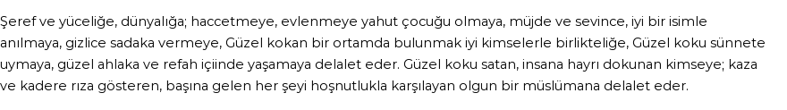 İhya'ya Göre Rüyada Güzel Koku Görmek