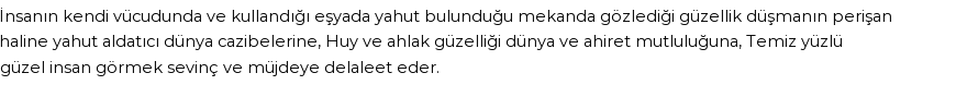 İhya'ya Göre Rüyada Güzellik Görmek