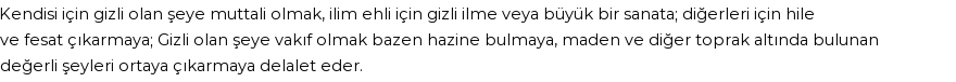 İhya'ya Göre Rüyada Haberdar Olmak Görmek