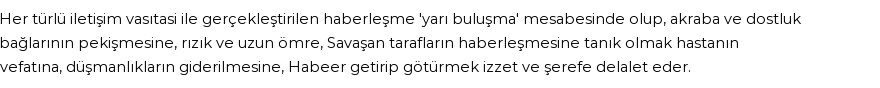 İhya'ya Göre Rüyada Haberleşme Görmek