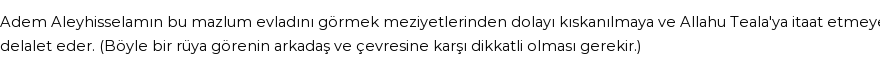 İhya'ya Göre Rüyada Habil Görmek