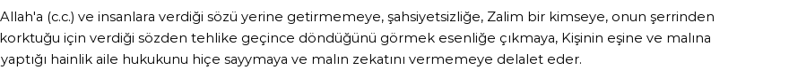 İhya'ya Göre Rüyada Hain, Hainlik Görmek