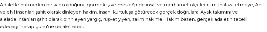 İhya'ya Göre Rüyada Hakim Görmek