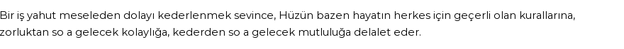 İhya'ya Göre Rüyada Hüzün Görmek