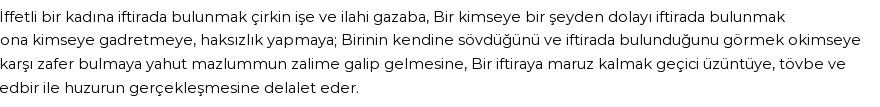 İhya'ya Göre Rüyada İftira Görmek