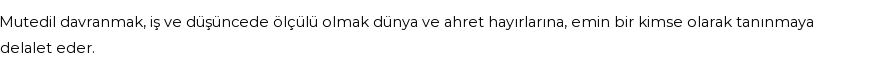 İhya'ya Göre Rüyada Ilımlı Görmek