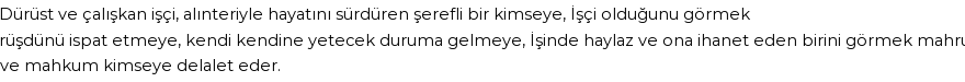 İhya'ya Göre Rüyada İşçi Görmek