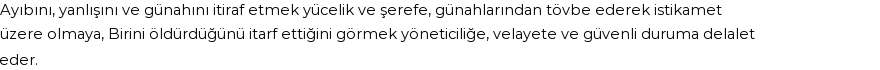 İhya'ya Göre Rüyada İtiraf Etmek Görmek