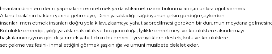 İhya'ya Göre Rüyada İyiliği Emretmek Görmek